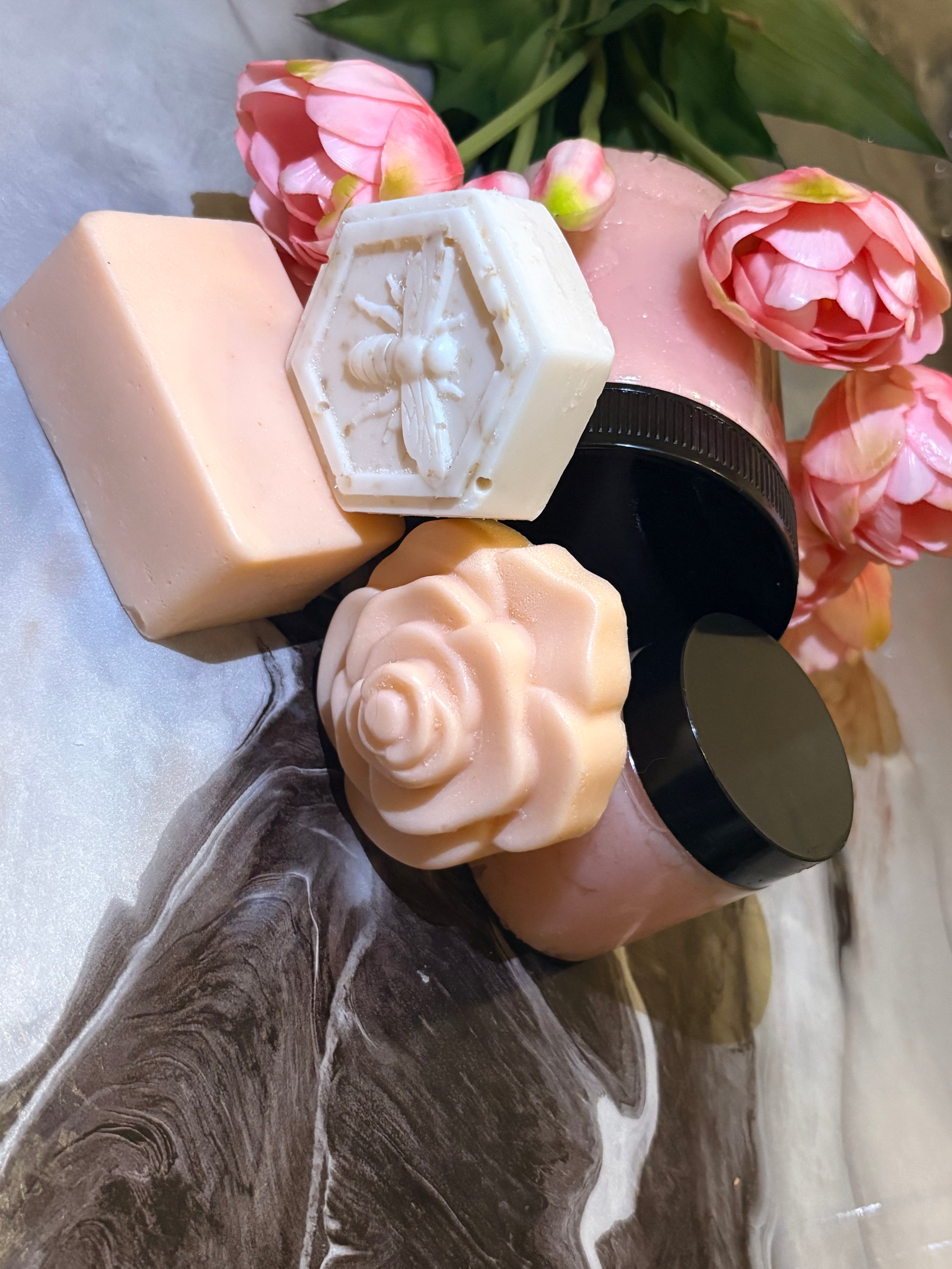 Home made scrubs and soap