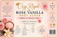 Rose Vanilla body scrub